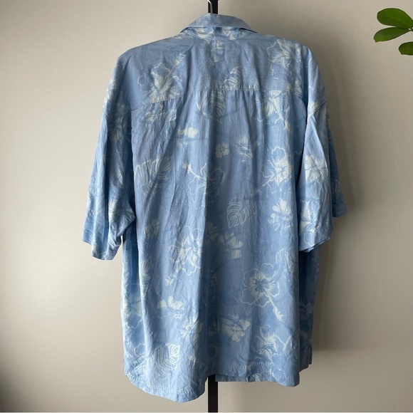 Tommy Bahama 100% Silk Hawaiian Button Down Vacation Shirt Mens Plus Size XXL - Picture 3 of 10